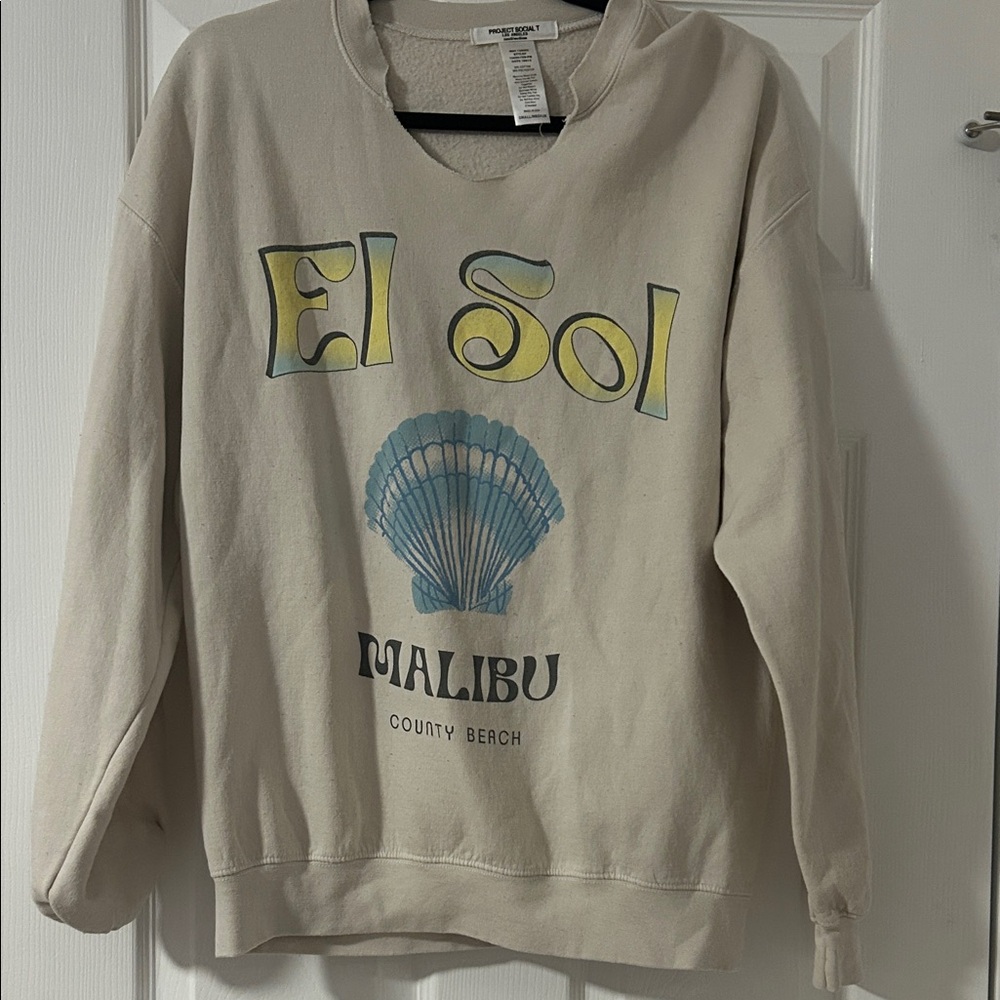 Project Social T Cream Sweatshirt